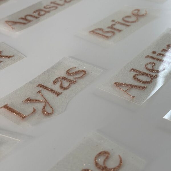 Personnalisation paillettes