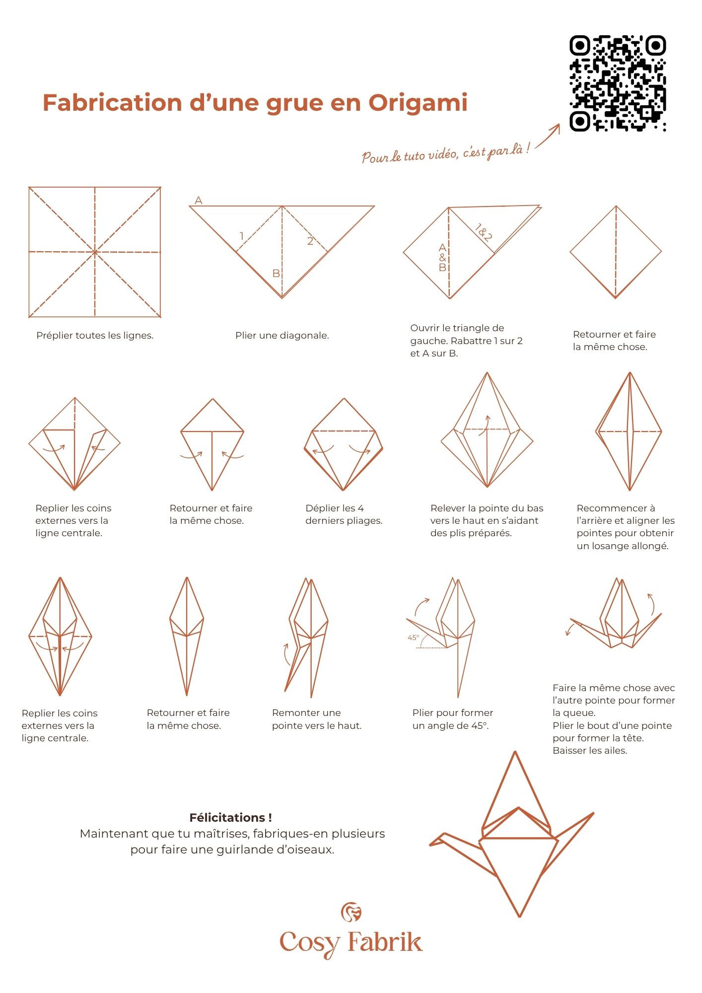 Origami - La grue