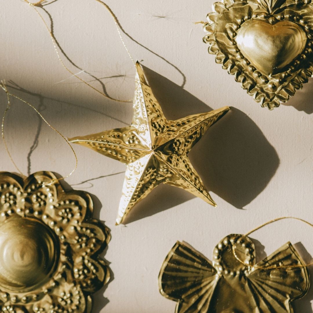 Déco Noël DIY doré