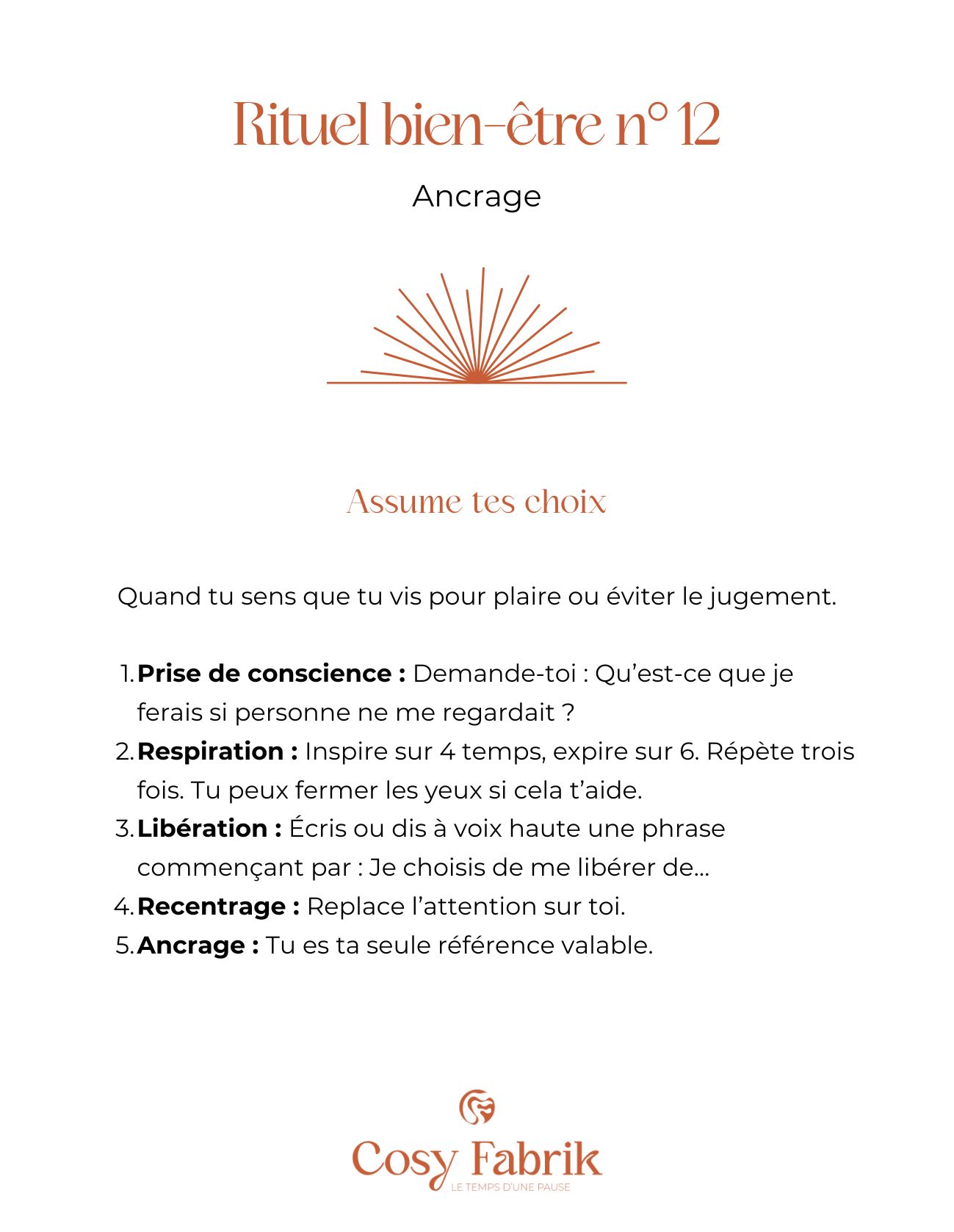Exercice relaxation ancrage