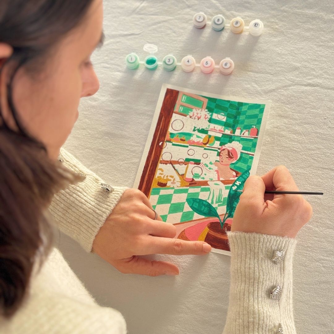 peinture adulte numéro