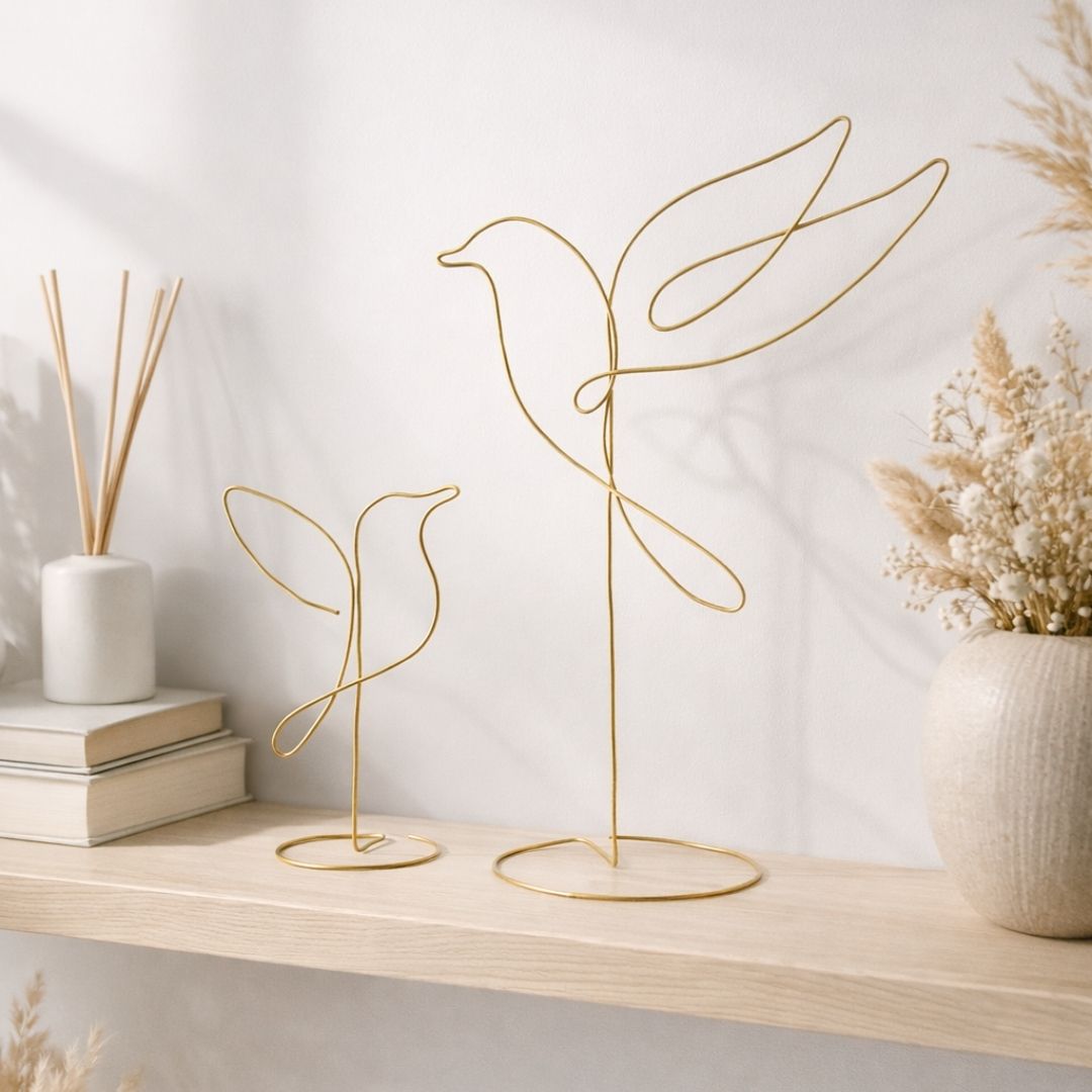 décoration en fil de fer DIY