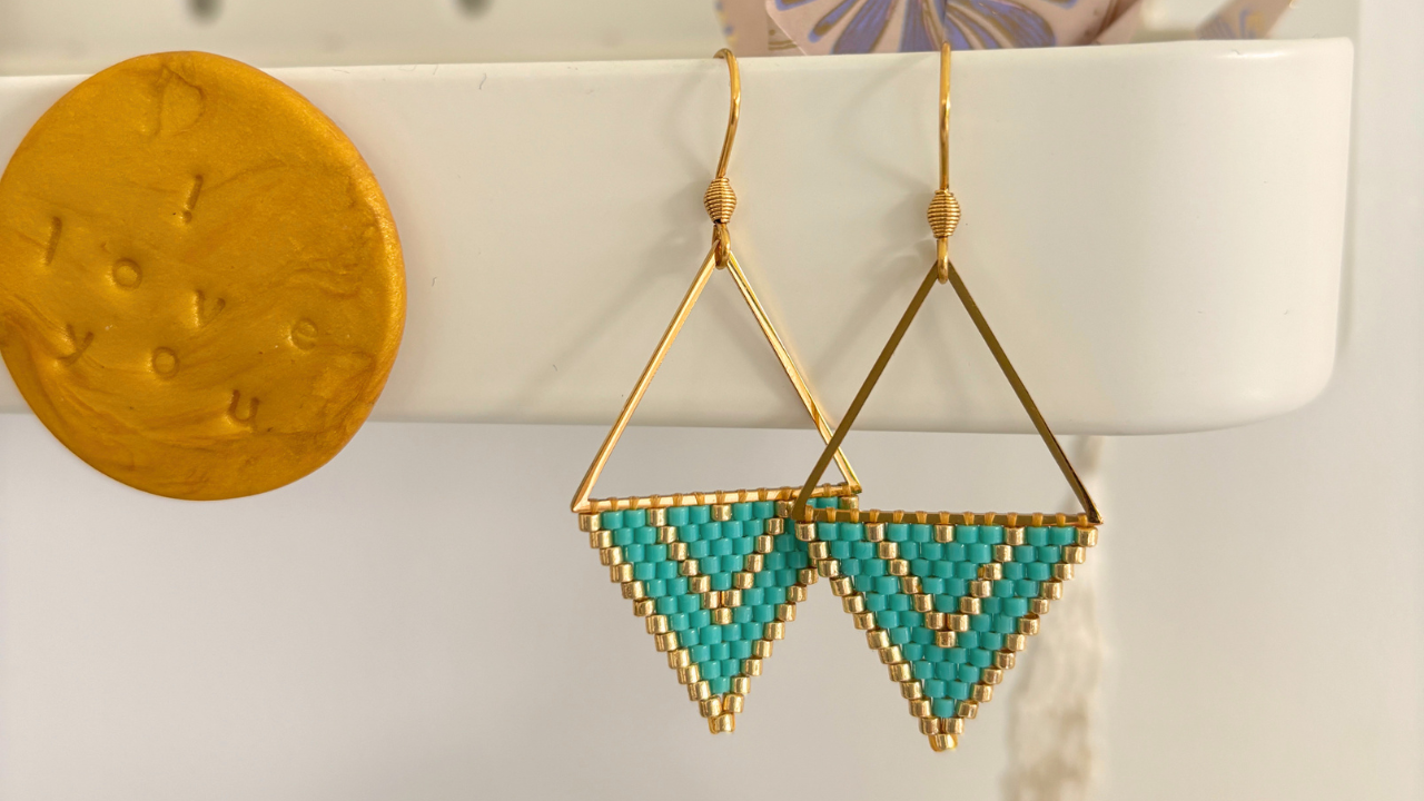 boucles d'oreilles DIY